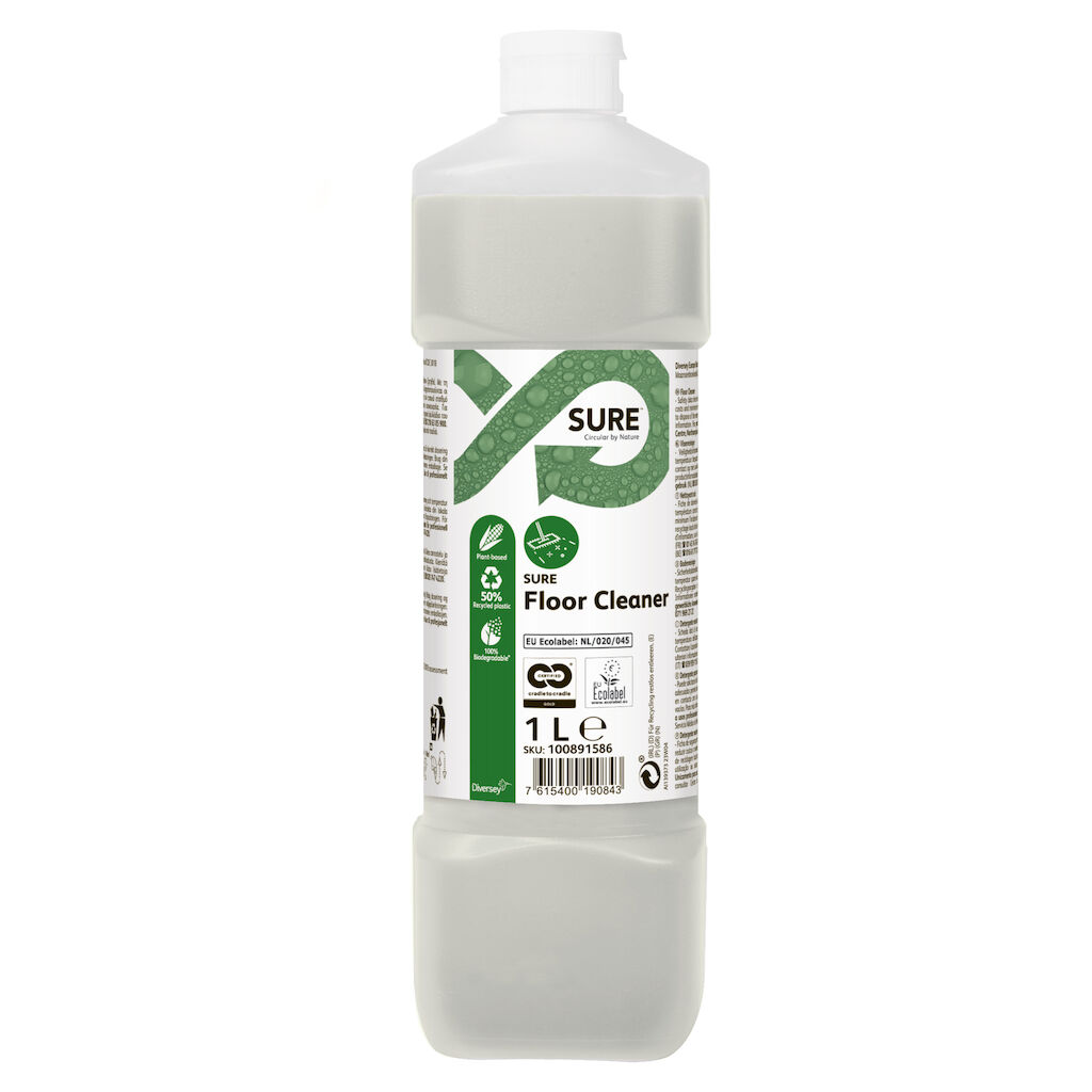 SURE Floor Cleaner, plantebaseret gulvrengøringsmiddel, 1 L