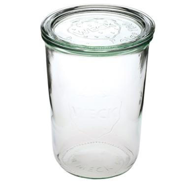 Patentglas Weck, u. låg, Ø10,8xH14,7 cm, 850 ml