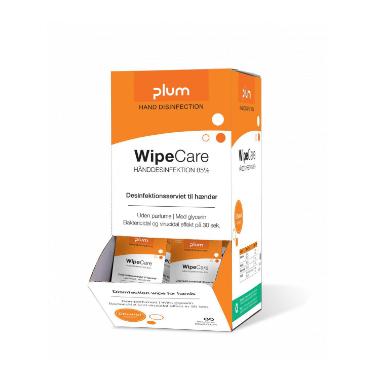 Plum Hånddesinfektionsservietter 85%, 80 stk.
