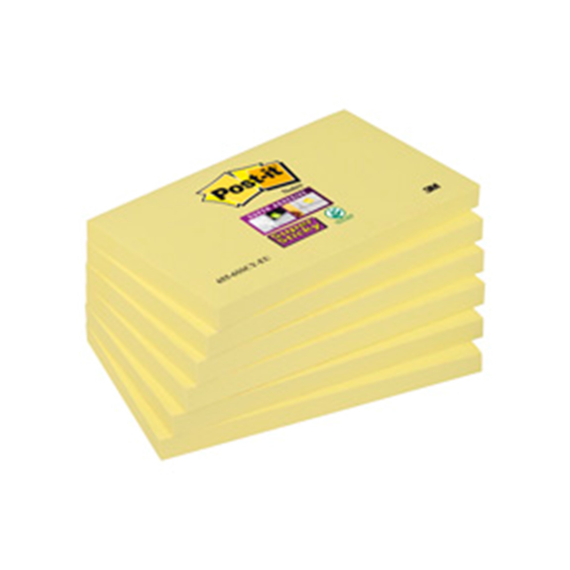 Billede af Post-it SS-Notes 76x127 gul, 6 stk.
