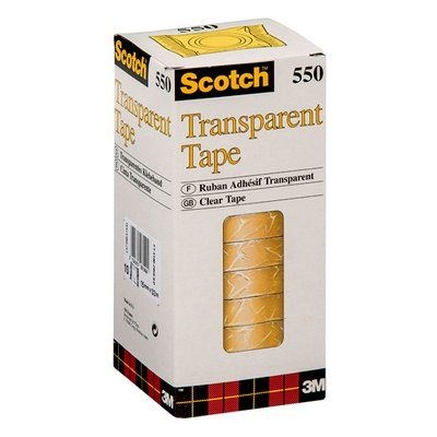 3M Scotch 550 Tape, klar, 15 mm x 33 m