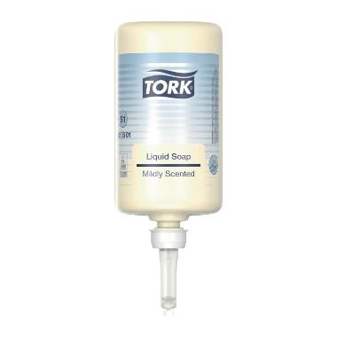 Billede af Tork Mild Liquid Soap S1, mild cremesæbe til Tork S1-dispenser