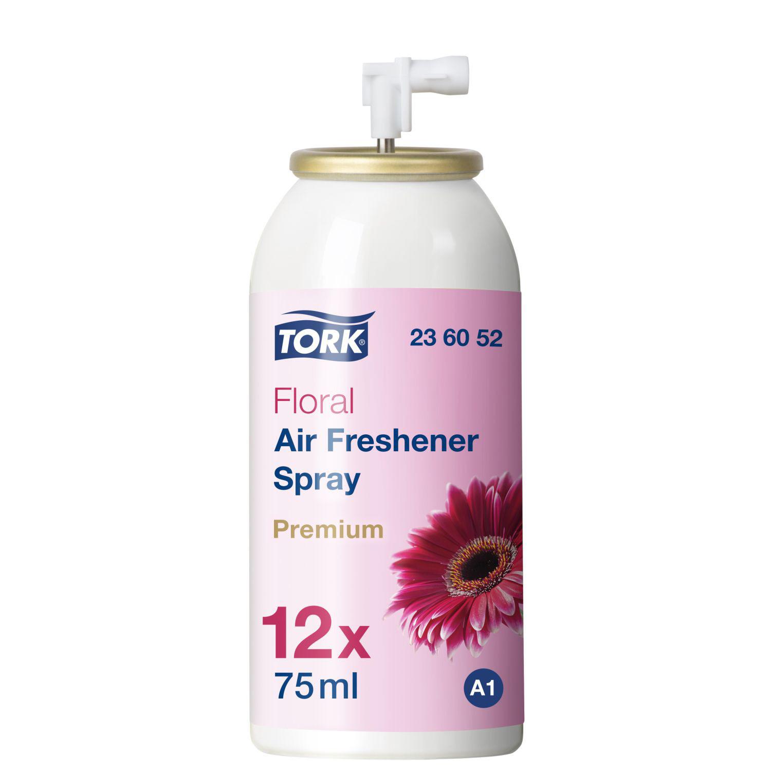 Tork Airfreshener Spray 75 ml. A1. - Flere dufte - Blomst A1 - Luftfrisker - DISCOUNT - Tork