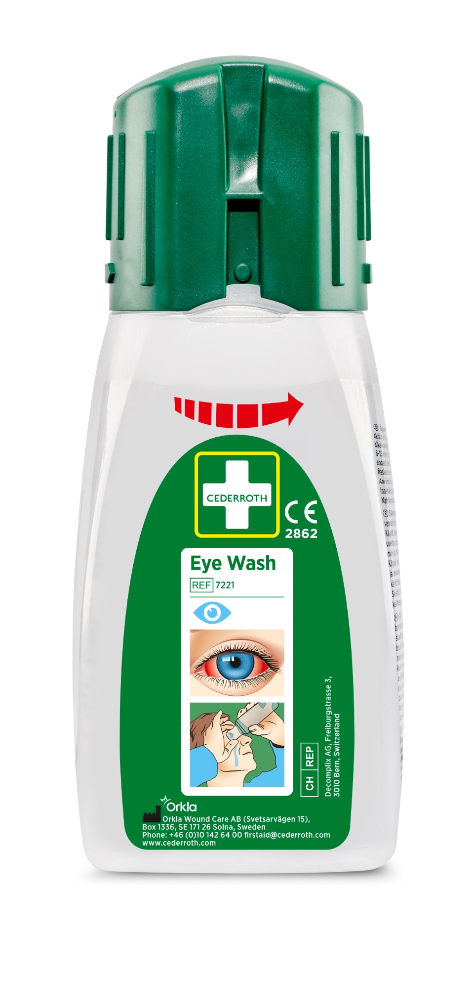 Cederroth Øjenskyl, lommeformat, 235 ml billede