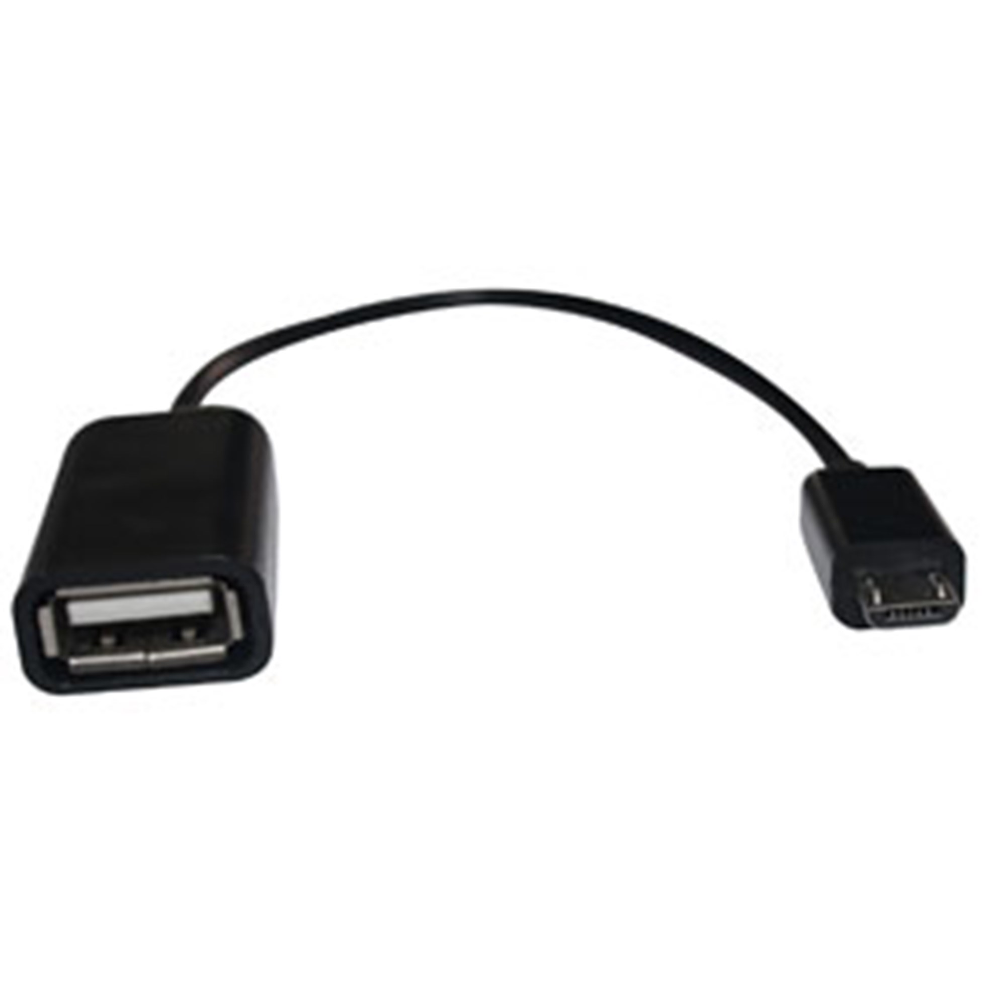 Billede af OTG Adapter MicroUSB M - USB F, Black