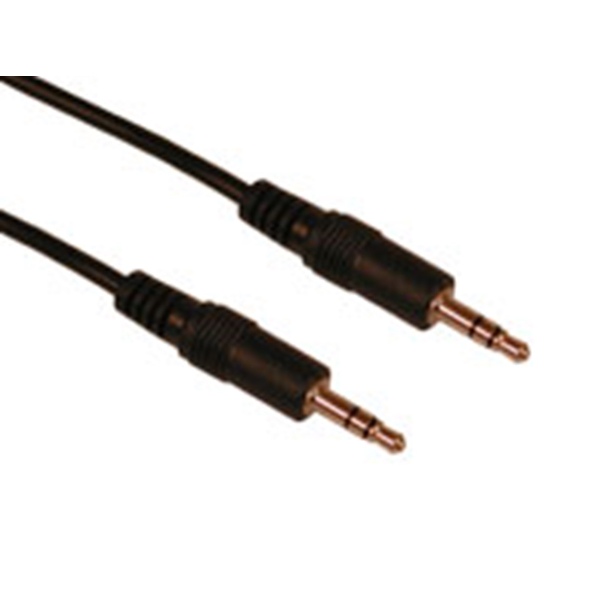 MiniJack m-m Cable, Black (2m)
