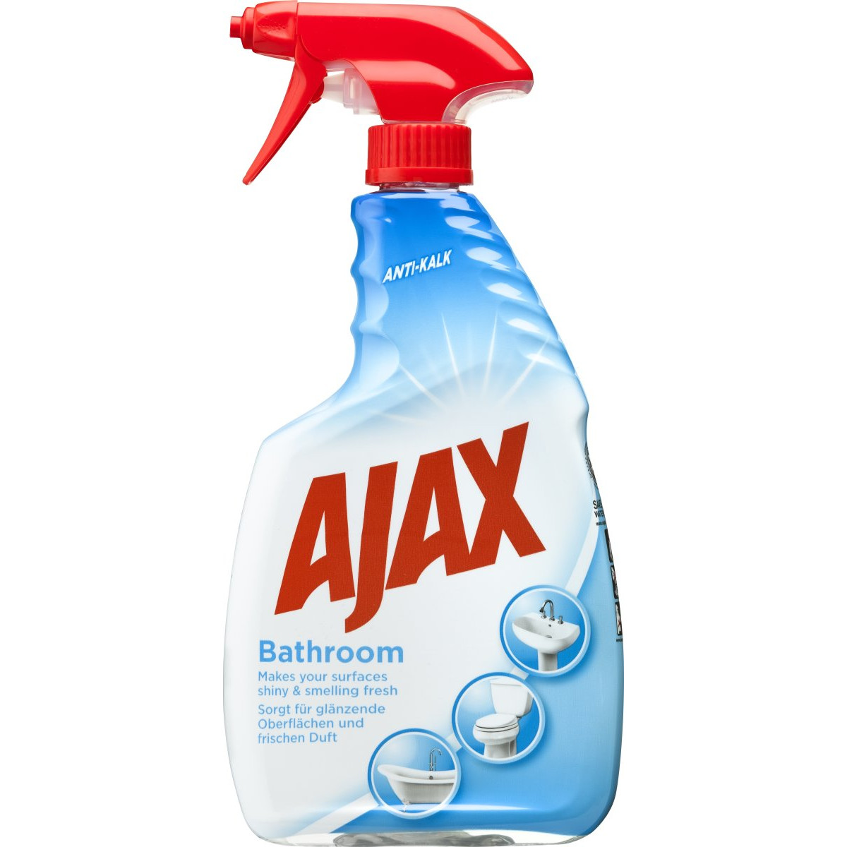 Billede af Ajax Bathroom, sanitetsrengøring, 750 ml