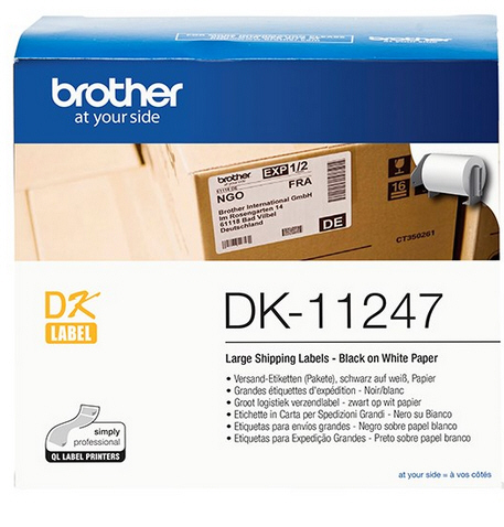 Brother BRODK11247, 103x164, hvide labels, 180 stk.