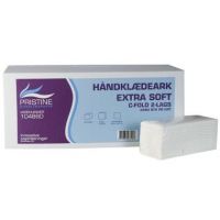 Pristine Extra Soft, 2-lag håndklædeark, 2280 ark, 23x33x8 cm