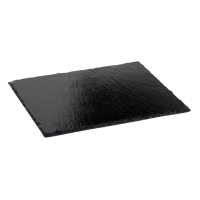 Serveringsplade, skifer, 1/3 GN, 32,5x17,5 cm.