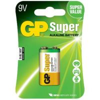 GP Super, Batteri Alkaline, 9V, 1 stk