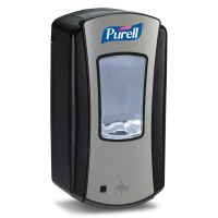 Purell berøringsfri LTX dispenser til hånddesinfektion, sort/krom, 1200 ml. 