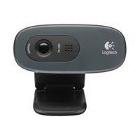 Logitech C270 HD Webcam, sort