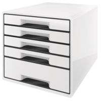 Desk Cube 5-skuffer hvid