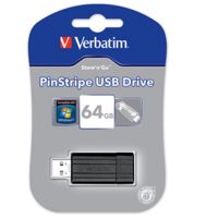 USB 2.0 Store 'N' Go Pin 64GB, Black