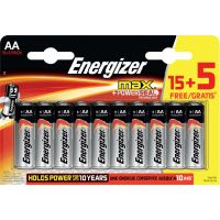 Energizer Max AA/E91 (15+5 pack)
