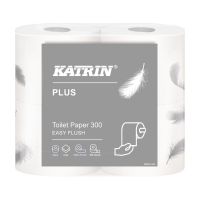 Katrin Plus 300 Easy Flush, 2-lags letopløseligt toiletpapir, 20 ruller