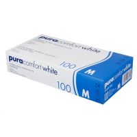 Pura Comfort White, Engangshandsker, Nitril, Hvid, 100 stk.