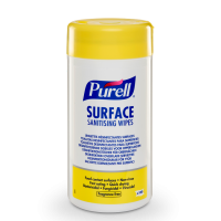 Purell Surface Sanitising Wipes, desinfektionsservietter, blå, 100 stk.