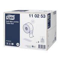 Tork Jumbo T2, 2-lag toiletpapir, soft premium mini, 170 m, 12 ruller