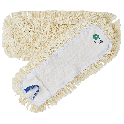 Clean Plus Damp Mop, drypmop/garnmop med lommer og lukkede kantløkker, 40 cm