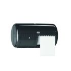 Tork Twin dispenser, til toiletpapir, 2 ruller, sort, T4