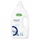 Neutral White, flydende vaskemiddel, svanemærket, u. parfume og blegemiddel, 1250 ml.
