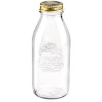 Saftflaske Quattro Stagioni, m. låg, Ø9,4xH22,6 cm, 1 L