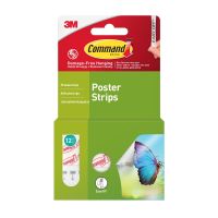 3M Command, plakatstrips, 12 stk.