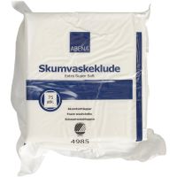Skumvaskeklude, 19x19 cm, blå, 3000 stk. 