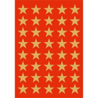 Herma stickers Decor stjerner ø13 guld (3)