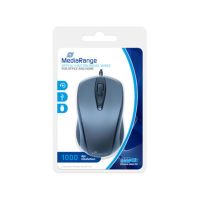 Udgår: MediaRange Optical 3-button wired mouse, Black