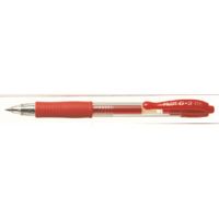 Pilot G-2 gelpen, med klikmekanisme, rød