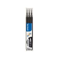 Pilot Frixion refil, til Frixion Clicker kuglepenne, sort, 0,7 mm, 3 stk.