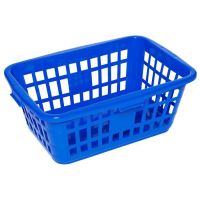 Tina Trolleys plastkurv, blå, 68x47x26 cm, 55 L