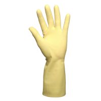 DPL Super 45, neoprenhandske m/latex, uden velour, gul, 12 par