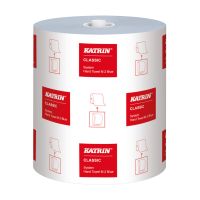 Katrin Classic System Towel M2, håndklæderulle 2-lag, blå, 130 meter