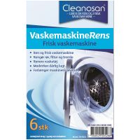 Cleanosan VaskemaskineRens tabs, 6 stk. 