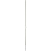 Vikan Teleskopskaft 125-181 cm aluminium med gevind hvid