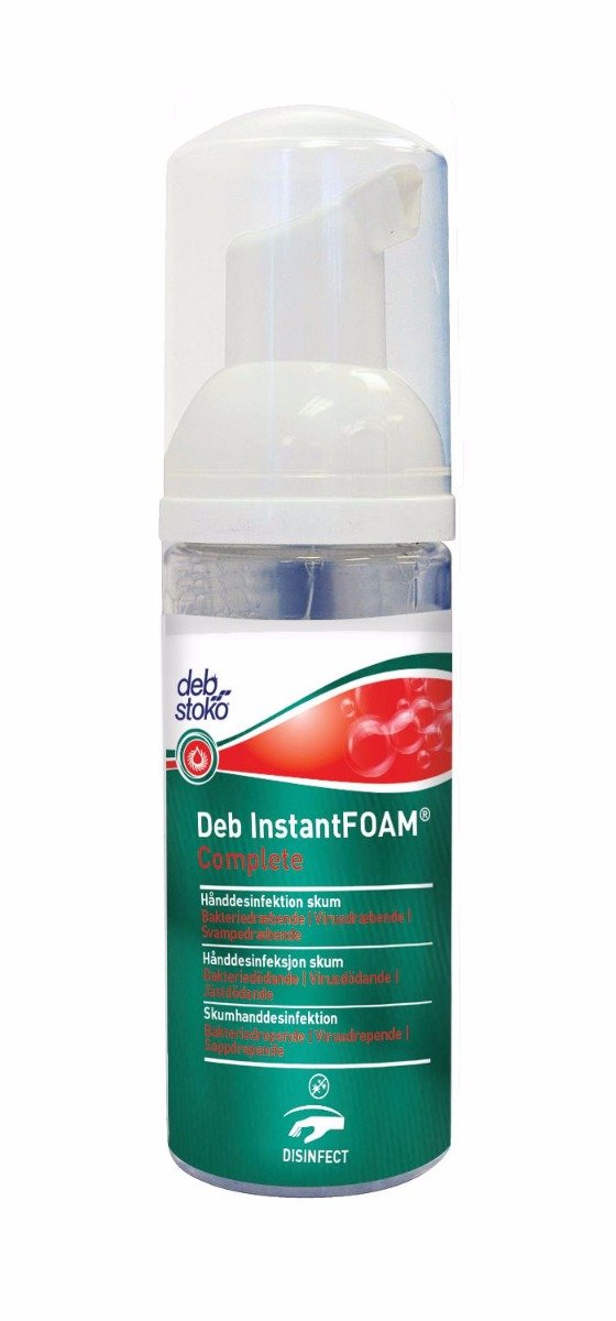 Deb Stoko, InstantFOAM Complete hånddesinfektion, allergivenlig, i pumpeflaske, 47 ml