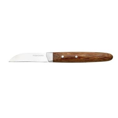 Fiskars urtekniv, rosentræskaft, 6 cm klinge