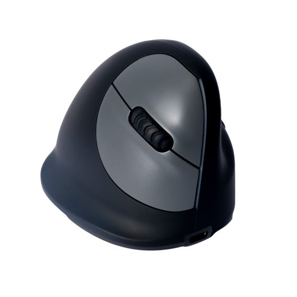 R-Go HE Mouse, Ergonomisk mus, Medium (165-195mm), Højre, Tr billede