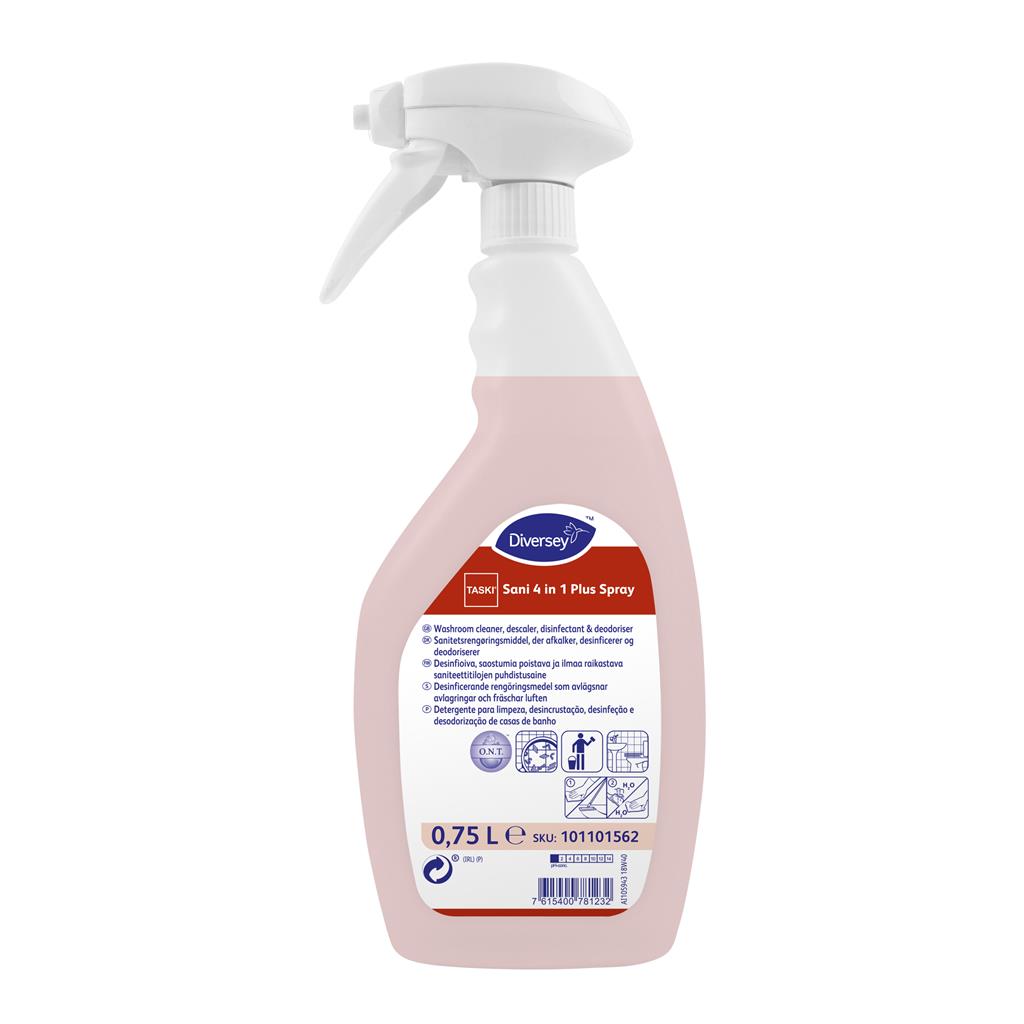 5: TASKI Sani 4-in-1 Spray, sanitetsrengøring, 750 ml.