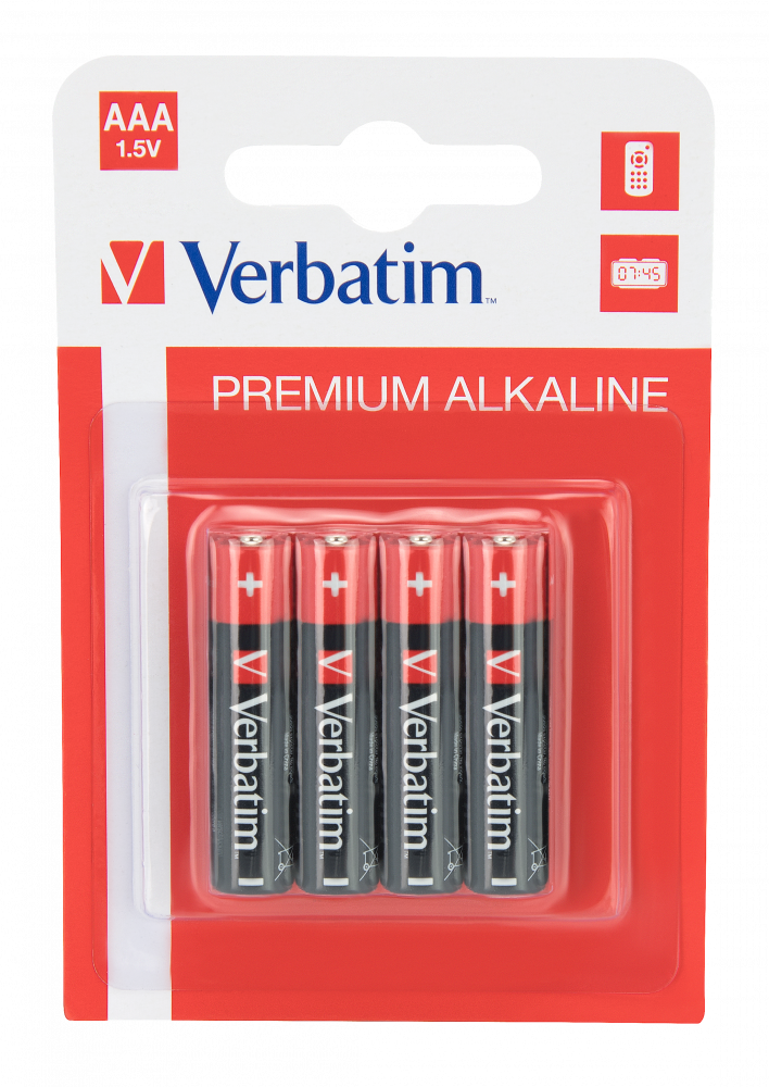 Verbatim Alkaline AAA/LR03 1,5V (4)